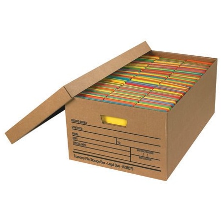 Bsc Preferred 24 x 15 x 10'' Economy File Storage Boxes, 12PK FSB370